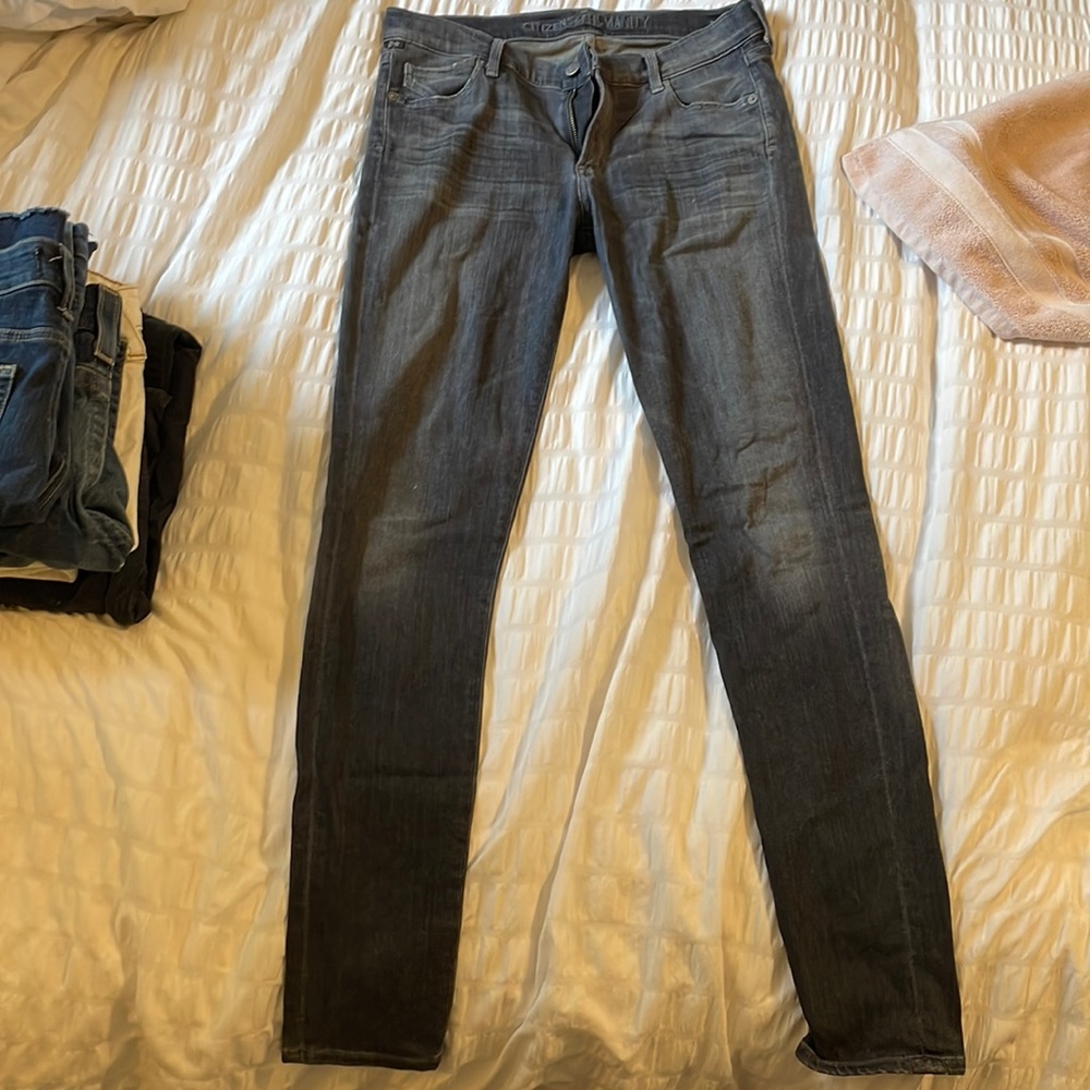 Citizens of Humanity faded black jeans